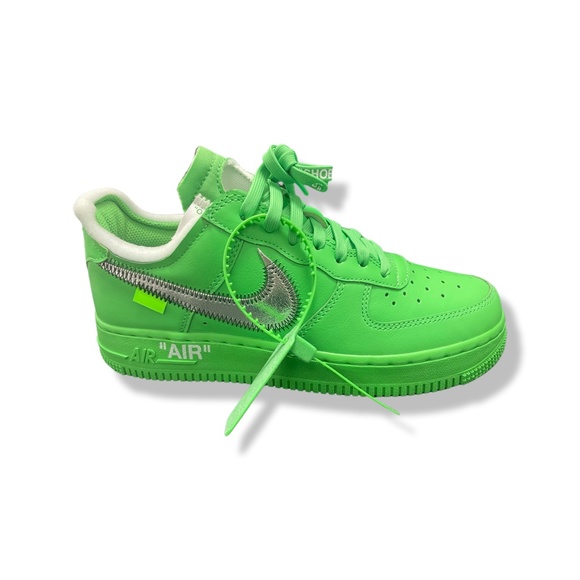 nike air force green off white